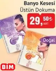 ÜSTÜN DOKUMA BANYO KESESİ